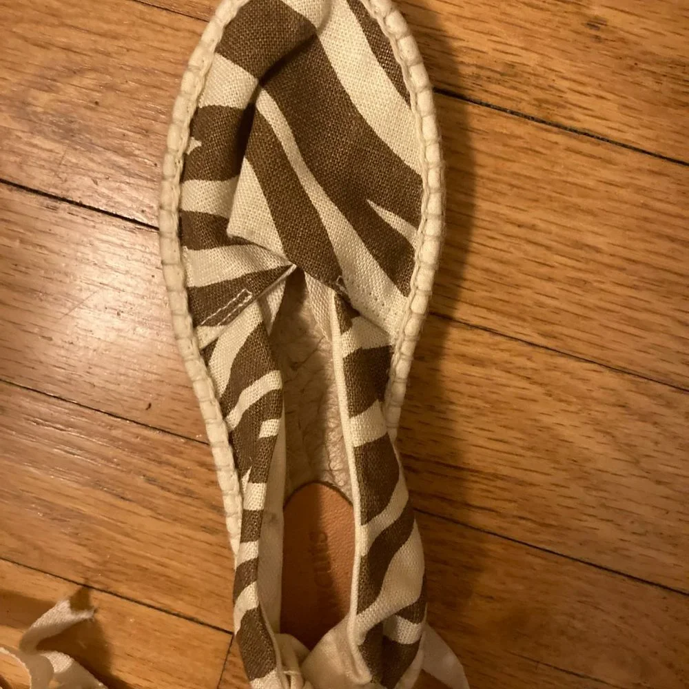 J. Crewcuts Zebra Print Espadrilles
